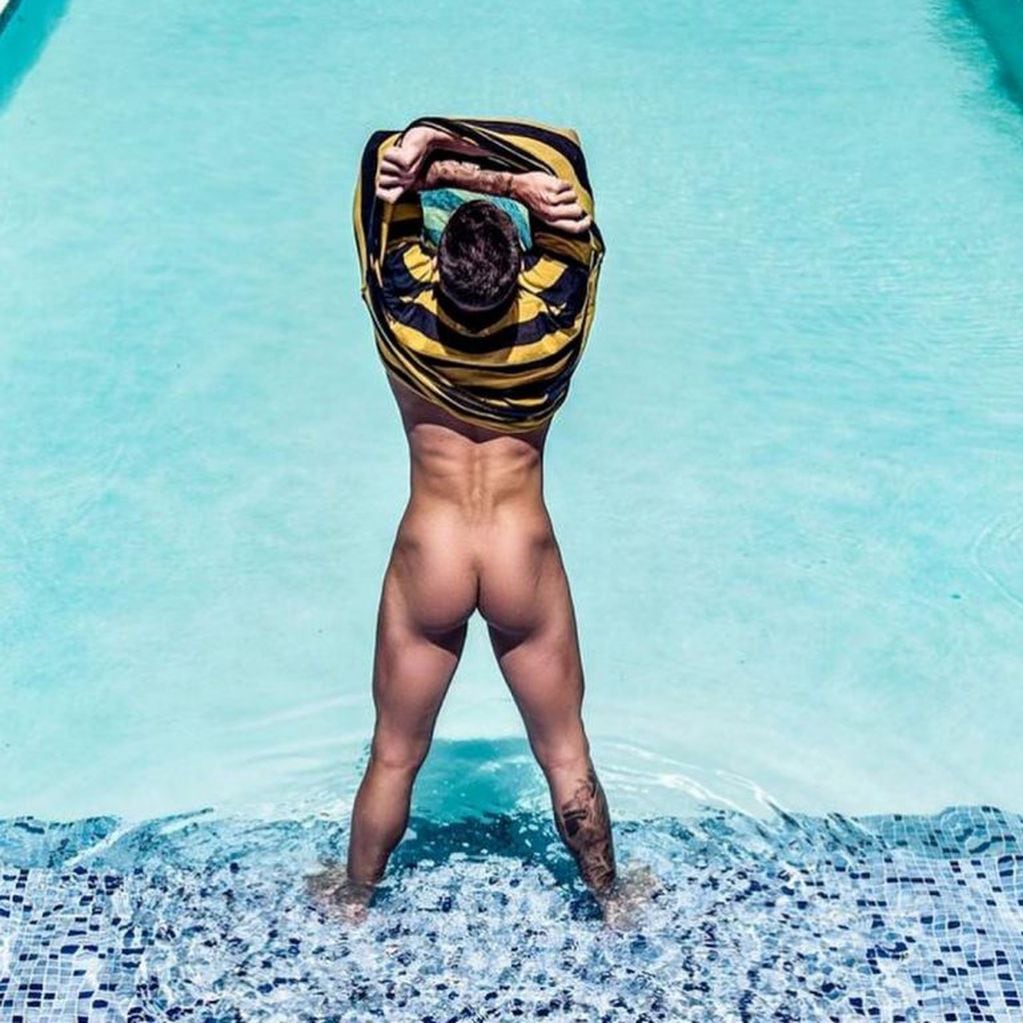 Flavio Mendoza encendió Instagram este martes al postear fotos con el modelo cordobés Martín Menard. (Instagram)