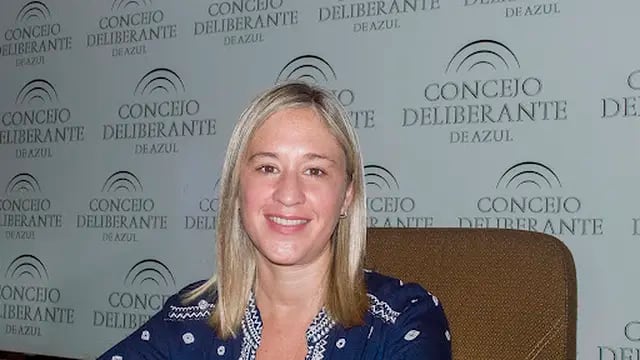 La concejal azuleña de Juntos por el Cambio, Paola Ficca