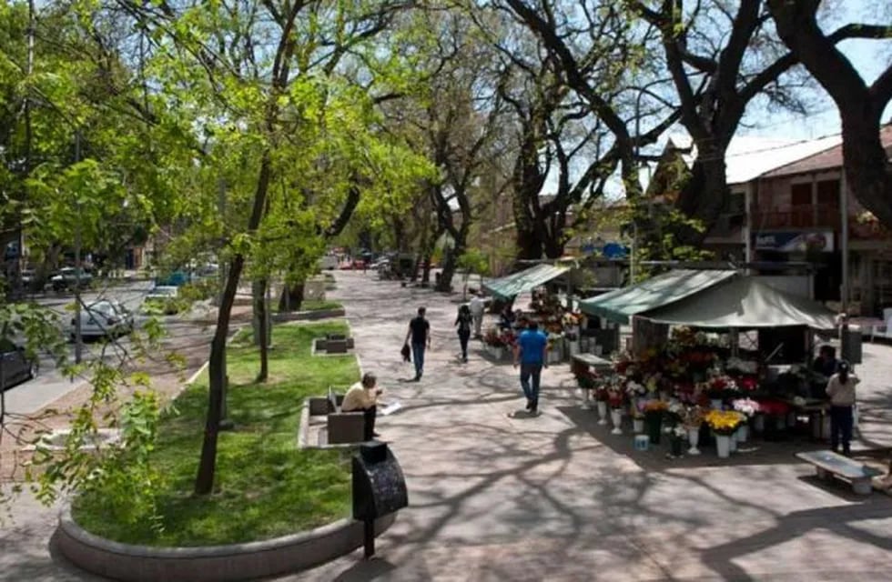 La Alameda de Mendoza es uno de los primeros espacios fundados en la Ciudad de la provincia.