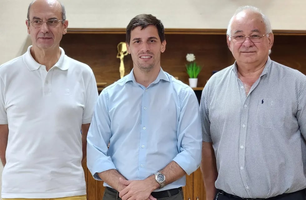 Silvio Genero, el intendente de Rafaela Leonardo Viotti e Ítalo Cassina
