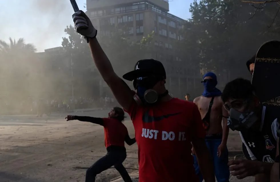Incidentes en Chile. (AFP)