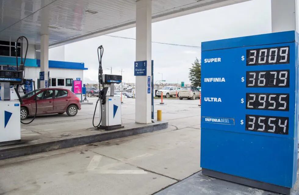 Precios combustibles YPF Tierra del Fuego Octubre 2018