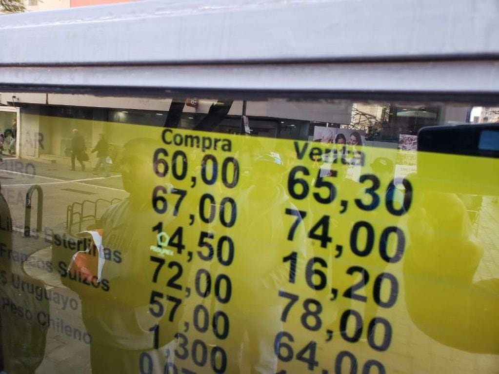La apertura del dólar en Córdoba este lunes 2 de setiembre tras las medidas cambiarias del Gobierno. Casi como en Posadas. El mismo reflejo de los ahorristas. (CIMECO)
