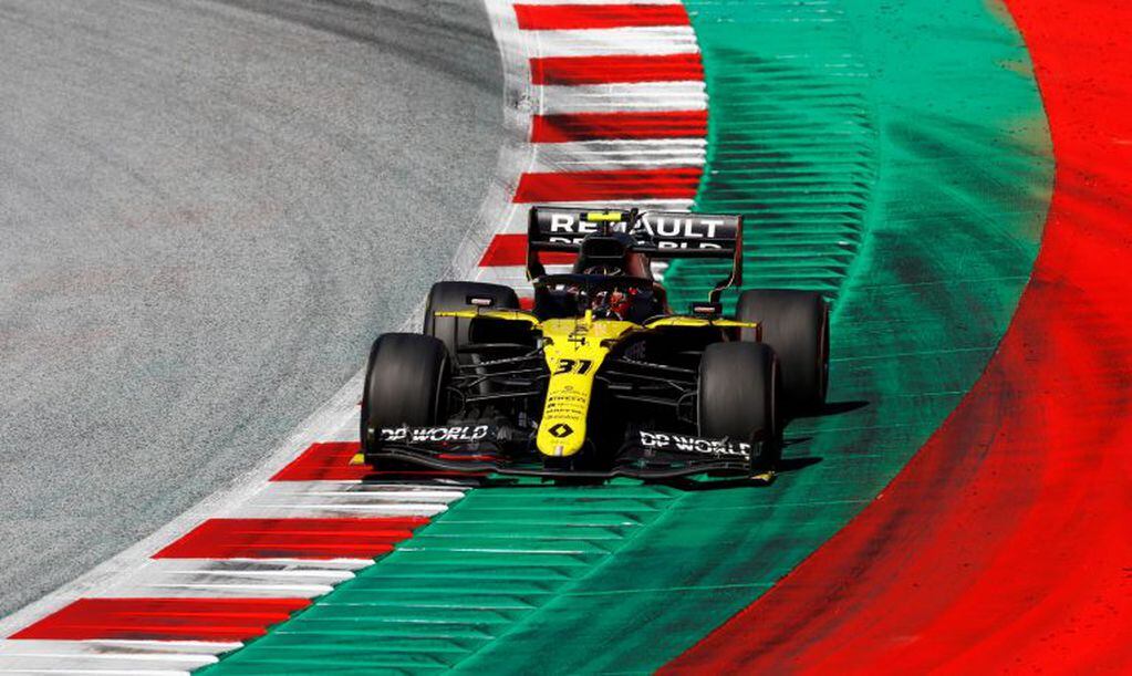 Esteban Ocon, en el pasado Gran Premio de Austria de F1, con Renault.