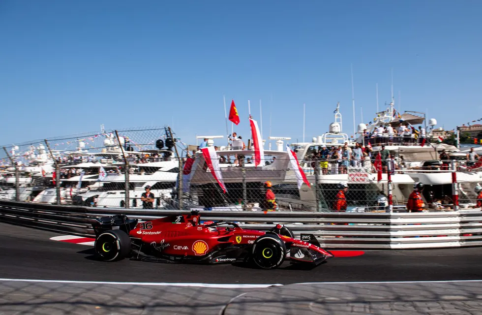 Leclerc saldrá desde el primer lugar en Mónaco, séptima fecha de la F1.