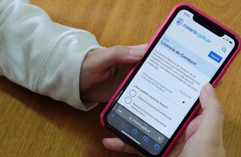 Trámite online para el carnet de conducir en Rosario