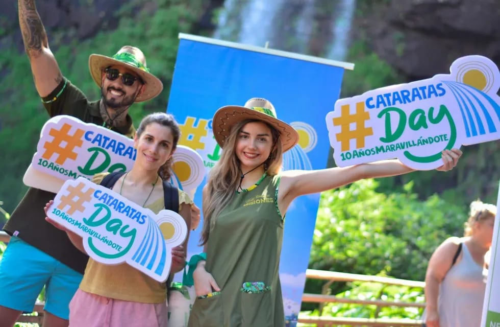 #CataratasDay: celebración por los 10 años de las Cataratas del Iguazú como Maravilla Natural del Mundo.