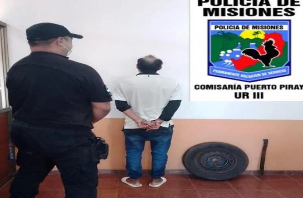 Recuperaron elementos robados en Montecarlo y detuvieron a un sujeto en Puerto Piray .