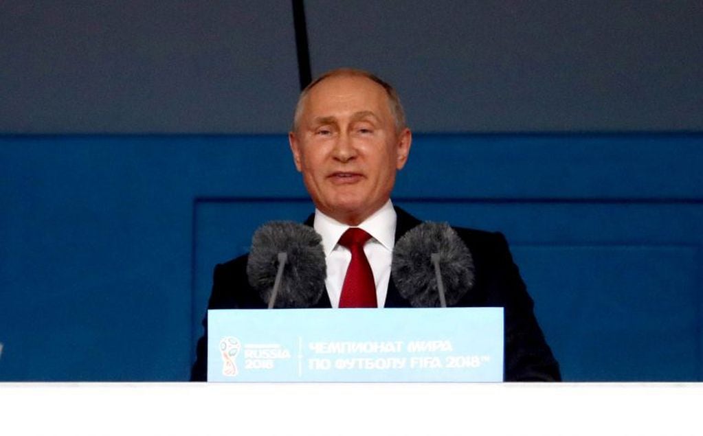 Vladimir Putin deliver. Foto: Adam Davy/Press Association/dpa