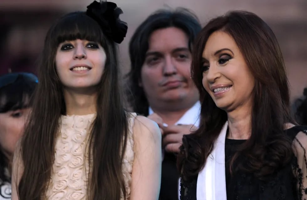 Por la causa Hotesur fueron procesados Cristina Kirchner y sus hijos Florencia y Máximo. Foto: AFP.