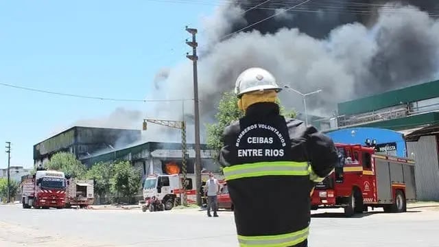 Incendio en planta Avícola Gualeguay