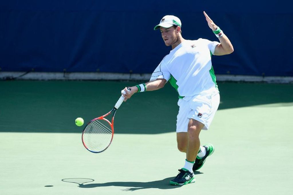 Diego Schwartzman espera por el ganador de Kei Nishikori y Gael Monfils. Foto: AFP.