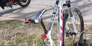 La bicicleta que intentaron robar