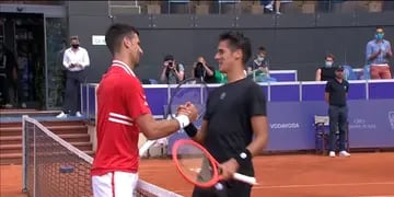 Novak Djokovic venció a Federico Coria
