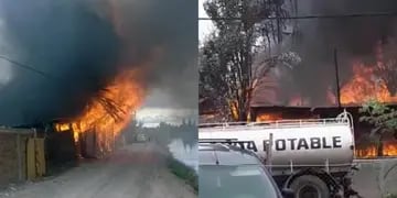 A una familia se le prendió fuego la casa mientras acompañaban a su bebé recién nacida en el Hospital.