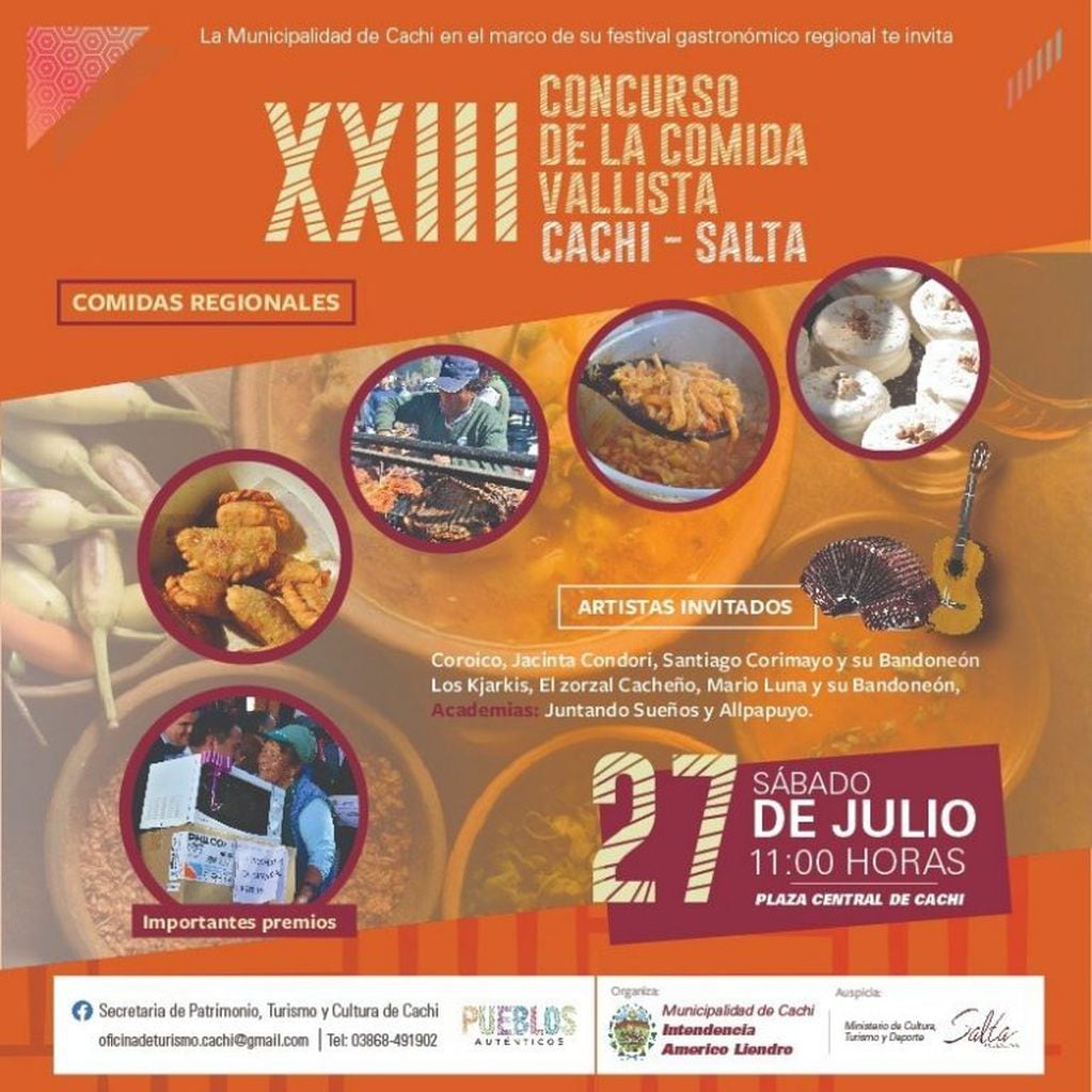 XXIII Concurso de la Concurso de la Comida Vallista en Cachi (Facebook)