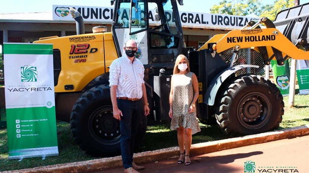 General Urquiza: el municipio adquirió una moderna maquinaria vial