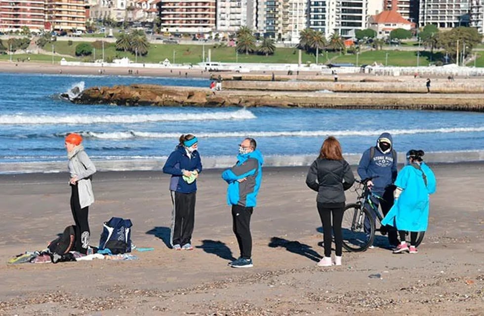 A 100 días del aislamiento social y obligatorio, Mar del Plata sigue buscando pasar a la fase 5 (Foto: Loquepasa.net)
