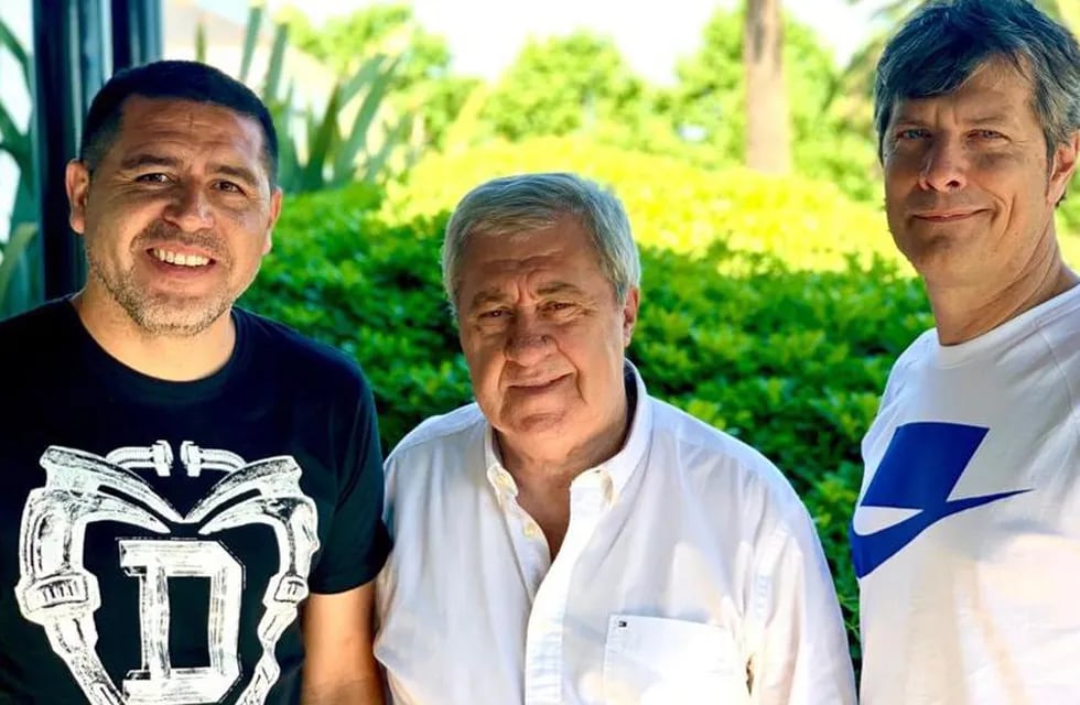 Riquelme, Ameal y Pergolini. La lista ganadora en las últimas elecciones en Boca.