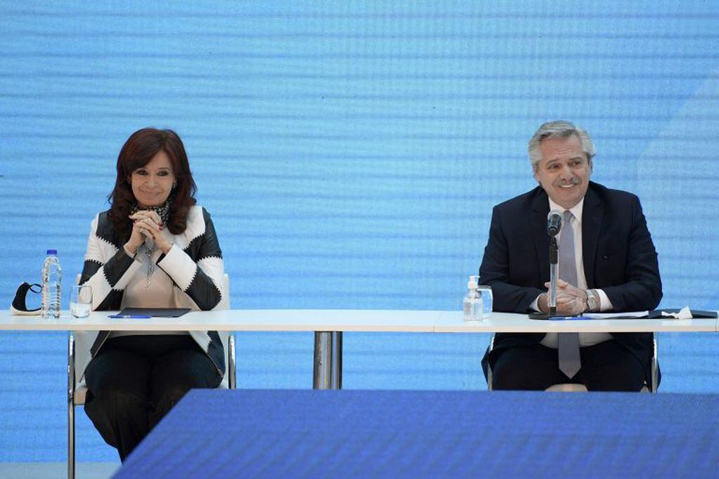 Cristina Kirchner y Alberto Fernández. (REUTERS)