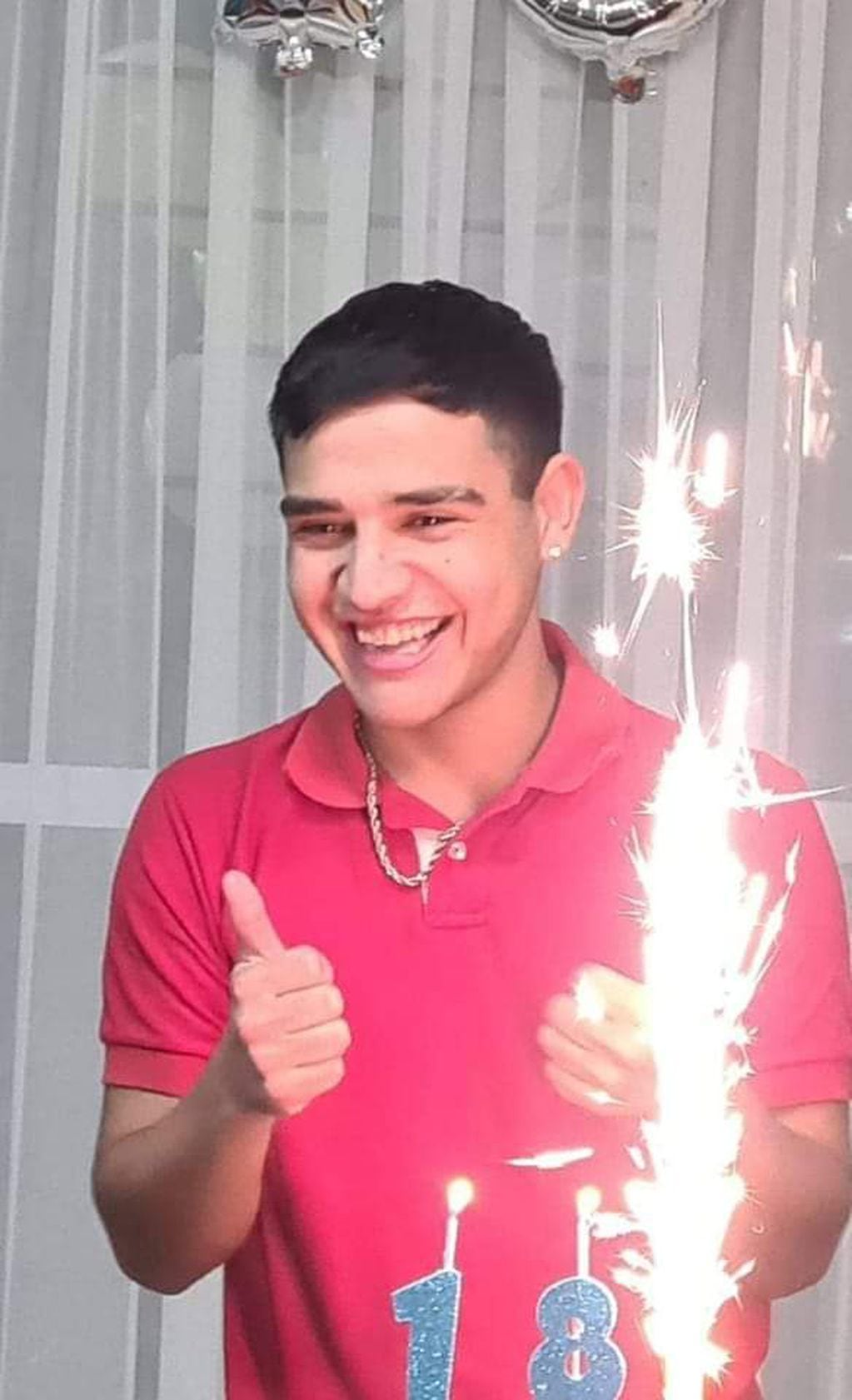 Santiago Aguilera Allende (18) está desaparecido desde el martes.