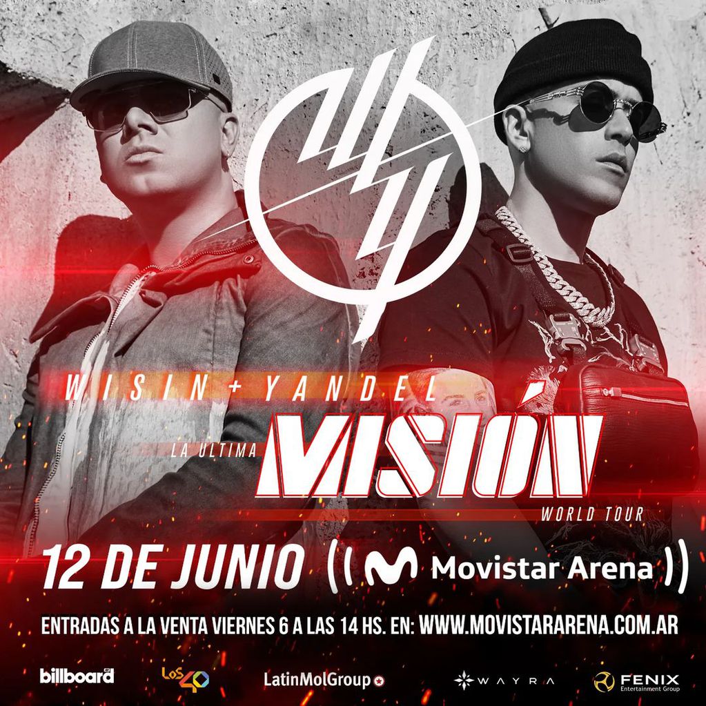 Wisin y Yandel en el Movistar Arena.