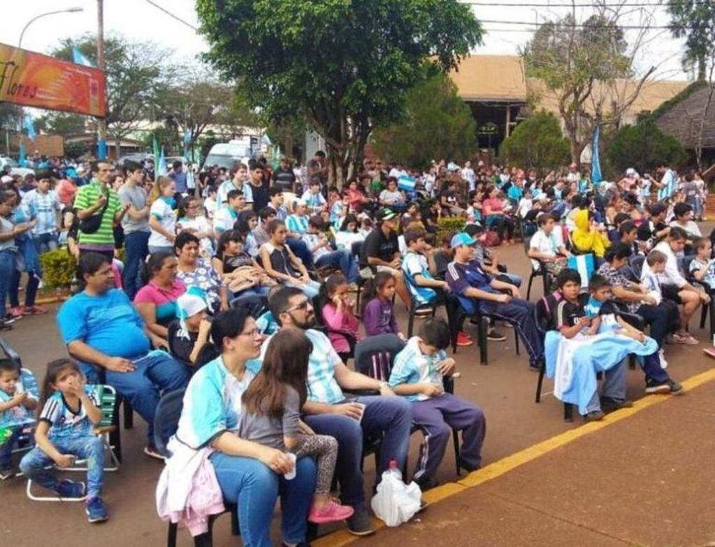 Fan Fest en Misiones. (Foto: El Territorio)