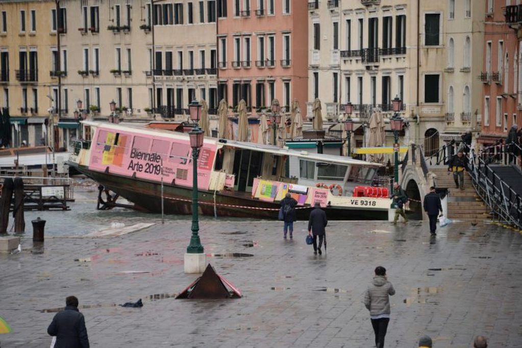 Al menos dos muertos por las inundaciones en Venecia. (EFE)