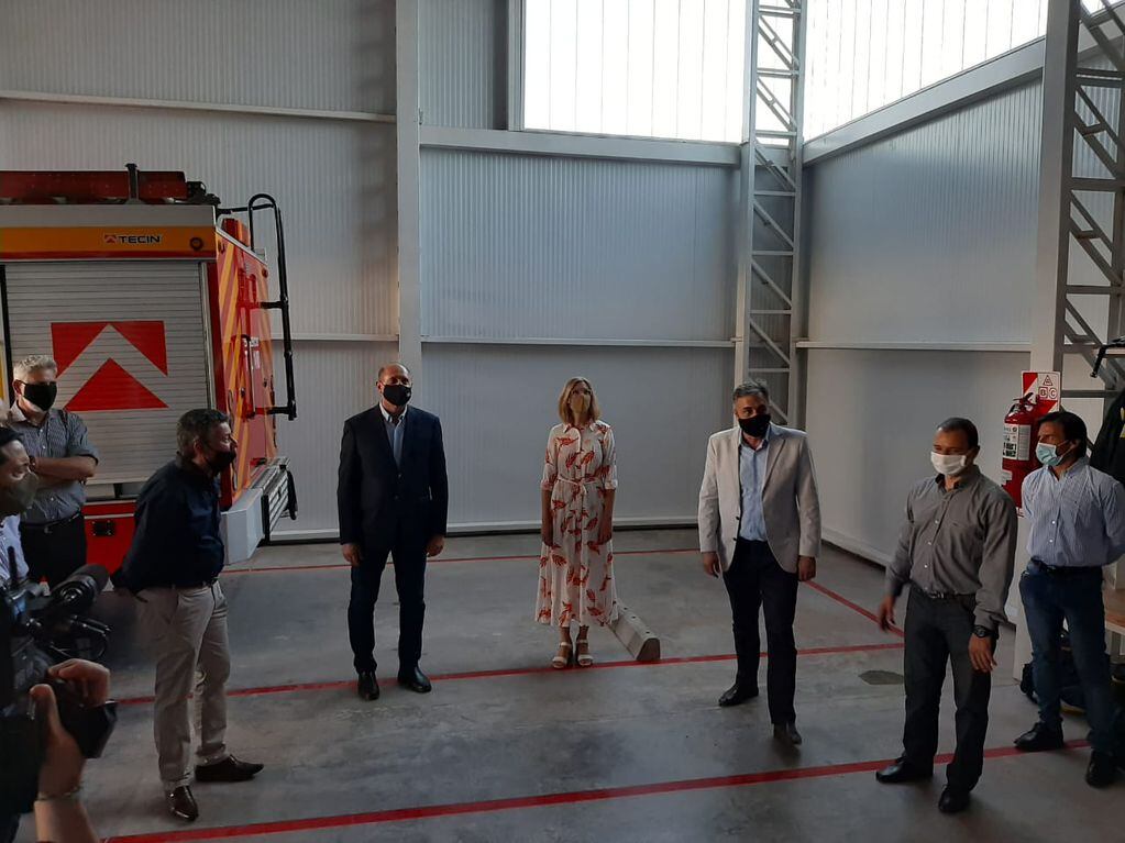 Inauguraron el nuevo destacamento de Bomberos Zapadores en el área industrial de Rafaela