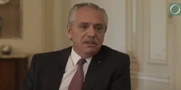 Alberto Fernández brindó una entrevista y habló sobre la relación con Cristina durante su gestión (Captura de video).
