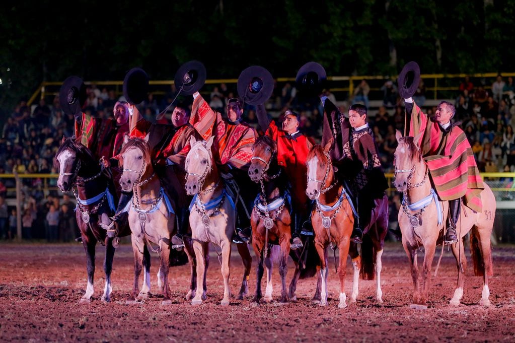 Las clasicas exibiciones de los caballos criollos estarán presentes presentes en esta nueva edición de la Feriagro 2022. Gentileza MLC