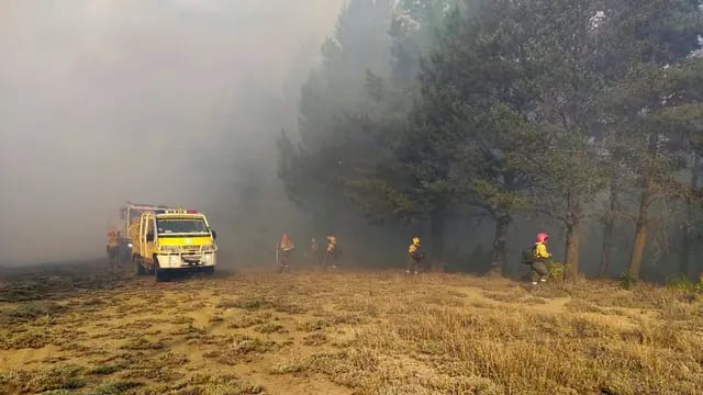 Incendios en El Bolsón.