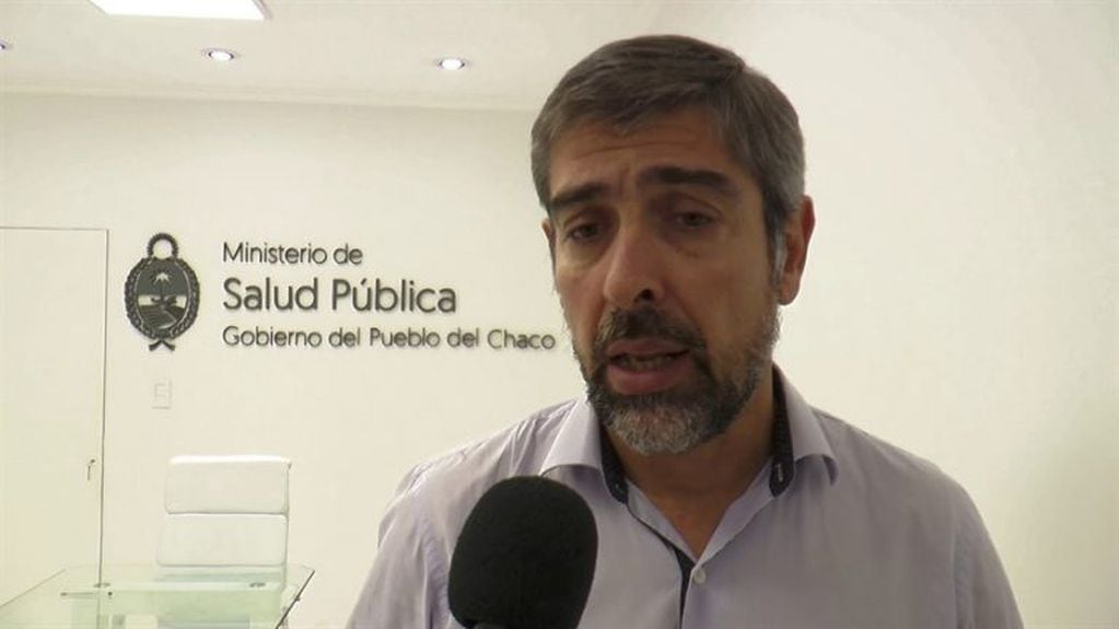 Luis Zapico, ministro de Salud de Chaco