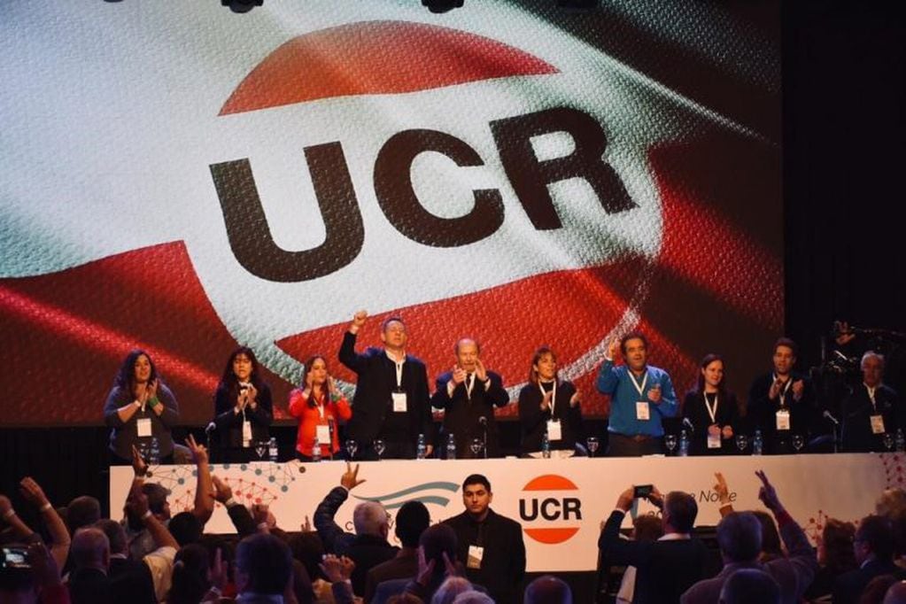 Cierre de la convención nacional de la Unión Cívica Radical (UCR) en Parque Norte.