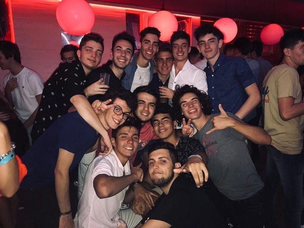 Fernando Báez Sosa y sus amigos (Instagram)
