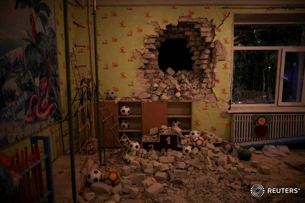 Imágenes del conflicto entre Rusia y Ucrania retratado por un fotógrafo barilochense.