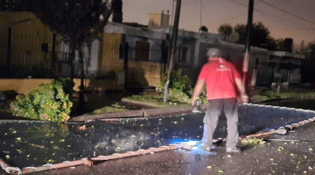 El fuerte temporal en Córdoba dejó destrozos en diferentes zonas de la ciudad (Municipalidad de Córdoba)