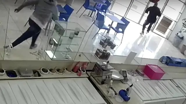 Robo en heladería