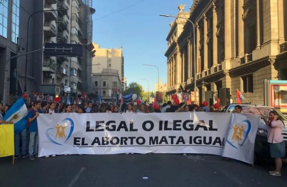 Marcha contra el aborto