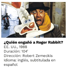 ¿Quién engañó a Roger Rabbit? en Bellas Artes Cine