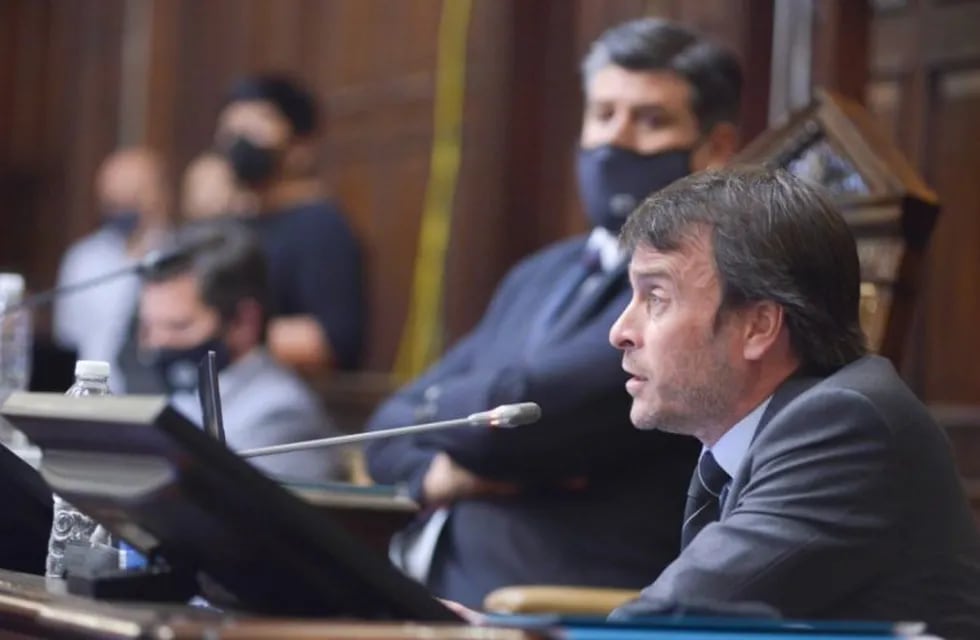 Lisandro Nieri, ministro de Hacienda / Prensa Legislatura de Mendoza.
