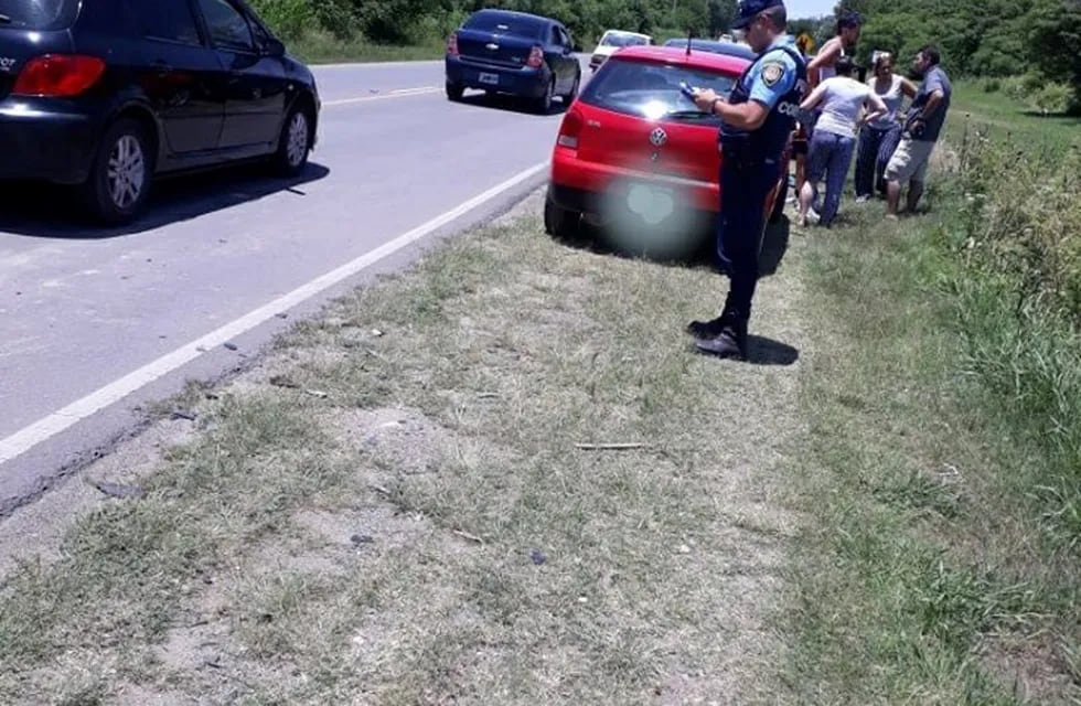 Accidente de tránsito en Ruta 5.