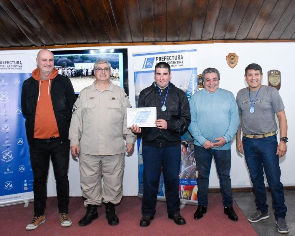 Distinguieron a los ganadores de los torneos de la Prefectura Naval Argentina