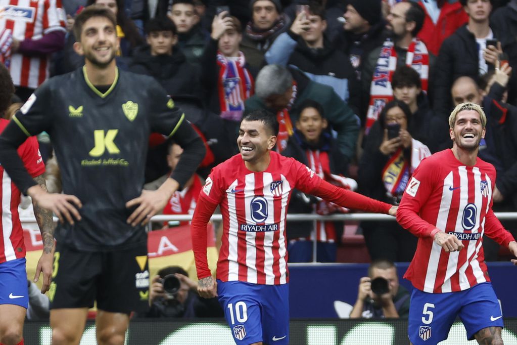 El jugador de Atlético de Madrid perdió la pulseada con otros delanteros de equipos europeos.