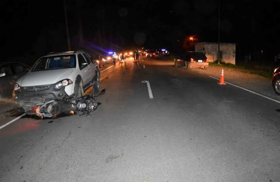 Accidente vial en la Ruta Provincial 11, Salta. (Prensa Policía de Salta)