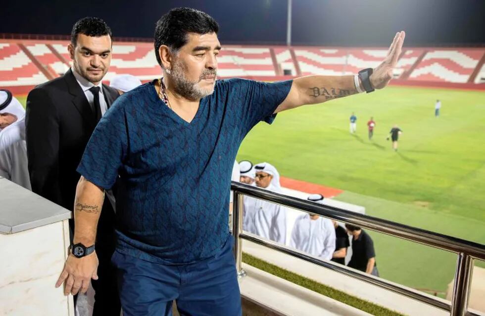 Insólito: Maradona fue expulsado pero nunca entendió porqué\nFoto: AFP PHOTO / Handout / STRINGER