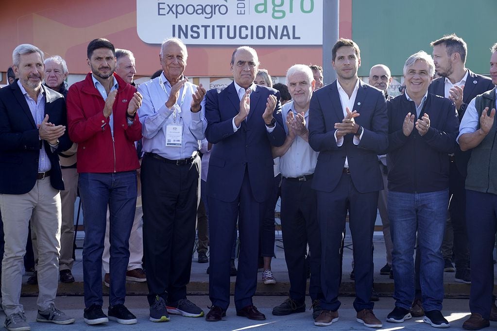 Expoagro 2024. Inauguración del evento con la presencia de Guillermo Francos y Martín Llaryora. (Gentileza Clarín)