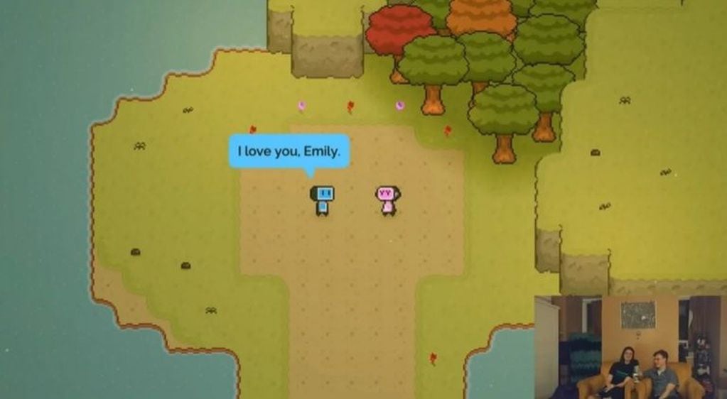 Un joven crea un videojuego para pedir casamiento a su novia (Web)