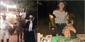 Una salteña festejó sus 15 años a la criolla