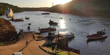Se llevó adelante la primera peregrinación náutica por el río Iguazú
